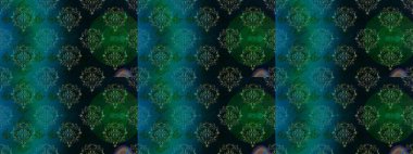 Raster illüstrasyonunda kusursuz çiçek deseni. Süslü kumaş deseni. Renkli Bahar Temalı Kusursuz Arkaplan. Düz Çiçek Elementleri Tasarımı.