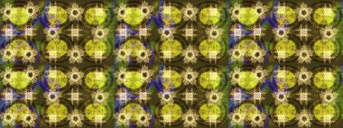 Farklı kar taneleri toplayıcısı, kahverengi, sarı ve yeşil renklerde kış elementleri. Raster Noel soyut renkli arkaplan ve tatlı kar tanesi.