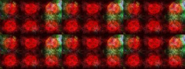 Renkli arka planda güzel kar taneleri. Raster kar taneleri deseni. Raster illüstrasyonu.