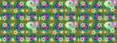 El yapımı dekoratif çerçeve, albüm kapağı, tebrik kartı, klasik Art deco tarzı. Altın karalama fantezi yaprakları ve mavi, yeşil ve nötr renklerde çiçek Raster soyut çiçek çelenk.