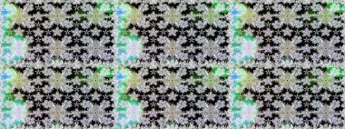 Güzel kumaş deseni. Karalama çiçeği. Raster illüstrasyonu. Düz Çiçek Elementleri Tasarımı. Renkli Bahar Temalı Kusursuz Arkaplan. Zentangle soyut çiçekleri.