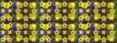 Farklı kar taneleri toplayıcısı, kahverengi, sarı ve yeşil renklerde kış elementleri. Raster Noel soyut renkli arkaplan ve tatlı kar tanesi.