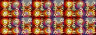 Meteoroloji buz koleksiyonu. Kış kırmızısı, kahverengi ve sarı noel kar düz kristal element. Raster skeci. Xmas Frost kar taneleri izole edilmiş siluet sembolü. Kar Tanesi raster arkaplanı.