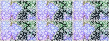 Küçük renkli çiçekler. Kusursuz. Çiçekli bahar çiçekleri. Motley illüstrasyonu. Moda baskıları için zarif bir şablon. Küçük çiçekte şirin desenler.