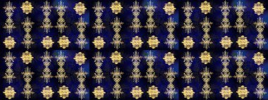 Kar taneleri radyal siyah, mavi ve gri renkler. Renkli arka planda güzel kar taneleri. Raster illüstrasyonu..