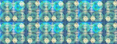 Kış. Renkli arka plan üzerinde izole suluboya kar taneleri. Kış sembolü. Raster illüstrasyon.