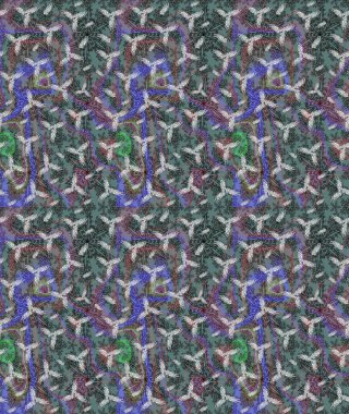 Çiçek süslemeli çizim deseni. Raster illüstrasyonu. Tarafsız renklerde çiçekler.