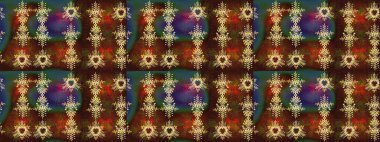 Raster Noel soyut renkli arka plan ve düşen kar tanesi. Noel süslemeleri ve Noel süslemeleri.