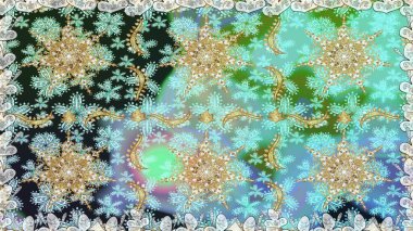 Arkaplan, kumaş, altın duvar kağıdı. Düz elle çizilmiş klasik koleksiyon. Altın elementlerle nötr renklerde altın desen. Raster altın pürüzsüz desen.