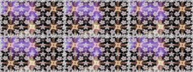 Çiçek açan parlak kolaj çiçekleri nötr. Çiçekli zambaklar kusursuz bir arka plan. Çiçek tasarımı için inanılmaz kolaj cennet tarzı..