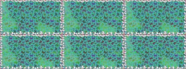 Mavi renkli sanat kelebekleri. Kağıt, kumaş, ambalaj kağıdı ve duvar kâğıdı tasarımı için hoş bir arkaplan. Raster. Çocuklar kelebeksiz desen.