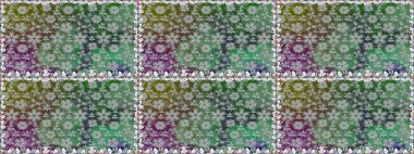 Gri el çizimi desen. Karalama çiçekleri kusursuz desen. Sanat, çiçek tarzına ilham verir ve arka plan bırakır. Raster deseni.