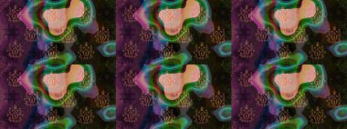 Raster illüstrasyonu. Raster deseni. Küçük çiçekteki sevimli çiçek deseni. Nazikçe, yaz çiçekleri kahverengi renklerde.