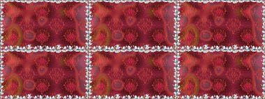 Kusursuz. Çiçekli yaz çiçekleri. Küçük renkli çiçekler. Motley illüstrasyonu. Küçük çiçekte güzel bir desen. Moda baskıları için zarif bir şablon.