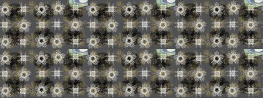 Kar tanesi süs desen. Snowflakes desen. Kar taneleri arka plan. Arka plan üzerinde izole soyut kar taneleri ile düz tasarım. Raster illüstrasyon.