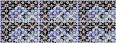 Motley illüstrasyonu. Küçük renkli çiçekler. Moda baskıları için zarif bir şablon. Küçük çiçekte güzel bir desen. Çiçekli bahar çiçekleri.