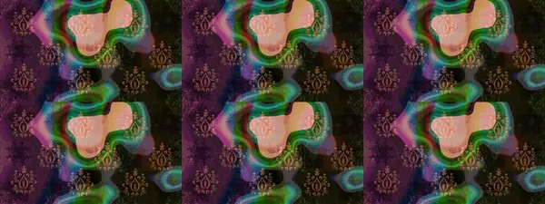 Raster illüstrasyonu. Raster deseni. Küçük çiçekteki sevimli çiçek deseni. Nazikçe, yaz çiçekleri kahverengi renklerde.