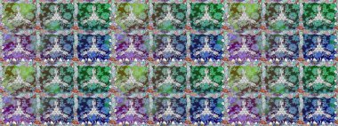 Renkli çiçekler. Renkli Bahar Temalı Kusursuz Arkaplan. Çiçekle kusursuz desen. Düz Çiçek Elementleri Tasarımı.