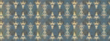 Raster illüstrasyonu. Yaprak ve çiçeklerin suluboya resmi nötr, gri ve kahverengi renkler üzerine eskiz örneği. Tarafsız, gri ve kahverengi renklerde bahar çiçekleri.