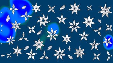 Raster deseni. Çiçekli çiçek deseni, suluboya. Süslü kumaş deseni.