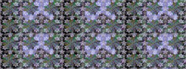 Çiçekler suluboya seamless modeli. Raster şık kumaş deseni.