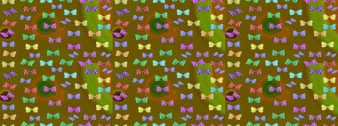 Doğadaki güzellik. Çizim kalıbı. Kumaş, tekstil, baskı ve davetiye örnekleri. Kahverengi arka planda uçan güzel kelebek. Raster..