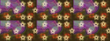 Meteoroloji buz koleksiyonu. Kar tanesi raster arka planı. Kış kahverengisi, mor ve gri Noel kar beyazı kristal element. Raster skeci. Xmas don kar taneleri izole edilmiş siluet sembolü.