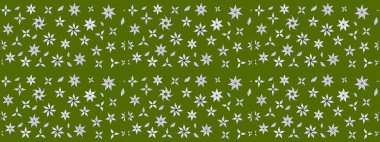 Güzel, parlak, pürüzsüz kumaş, tuval. Raster illüstrasyonu. Eski moda arka plan. Desen, çizim, çiçek sınırı. Çiçek çelengi. Kıvırcık, parlak örgü.