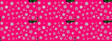 Raster düz çiçek çizim deseni. Mor renkte çiçekler. Tasarım hediye paketi, tebrik kartları, posterler ve afiş tasarımı.