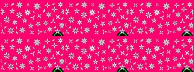 Küçük renkli çiçekler. Robot resim. Çiçekli bahar çiçekleri. Küçük çiçekte güzel bir desen. Motley illüstrasyonu. Moda baskıları için zarif bir şablon.