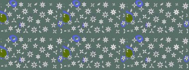 Çiçek desenli eskiz. Tarafsız renklerde çiçekler. Tişört baskısı için çiçek boyama rasteriName.