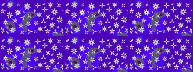 Mor renkli çiçekler suluboya tarzında. Mor renkte çiçekler olan çiçek deseni çiz.