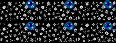 Elle çizilmiş sonbahar çiçeği deseni. Doodle tarzı. Tekstil ve kapak tasarımı için mükemmel. Siyah renkli çiçekler. Renkli siyah çizim deseni.