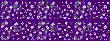 Düz Çiçek Elementleri Tasarımı. Renkli Bahar Teması eskiz kalıbı. Raster illüstrasyonundaki çiçek desenli çizim. Güzel kumaş deseni.