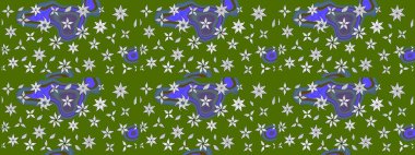 Eski usul. Tomurcukları çiçek olan sevimli bir çiçek deseni. Raster. Kumaş, tekstil, duvar kağıdı baskısı için. Raster illüstrasyonu. Taslak arkaplan.