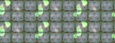 Çiçekli karalama şeklinde Raster çiçek deseni. Nazikçe, güzel çiçek arkaplanı. Tarafsız, yeşil ve gri renkte çiçekler.