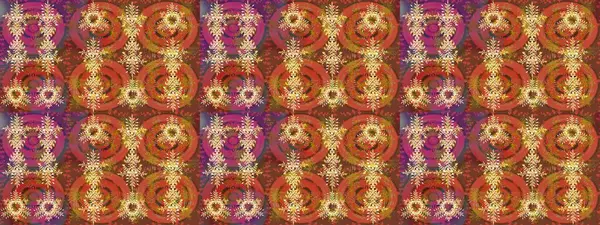 Kahverengi, pembe ve turuncu renkler üzerine çiçek desenli çizimler, el yapımı papatyalar, papatyalar. Tekrarlayan çiçek arkaplanı, zarif kahverengi, pembe ve turuncu çiçek duvar kağıdı..