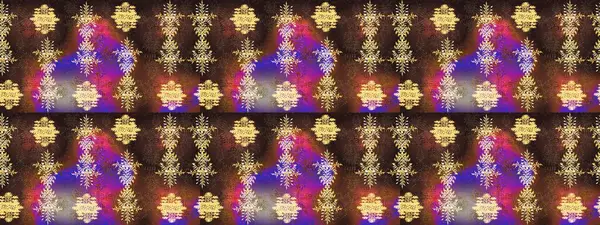 Renkli arka planda izole kar taneleri. Raster illüstrasyonu. Kar taneleri radyal kahverengi, mor ve sarı renkler.