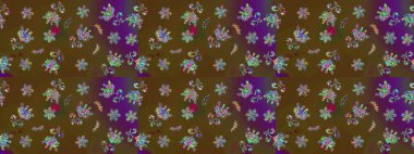 Kahverengi ve mor ikon silueti. Raster illüstrasyonu. Kar tanesi kışı kahverengi ve mor renklerde yalıtılmış. Noel tasarımı için. Yeni yıl tabelası. Kutlamanın sembolü.