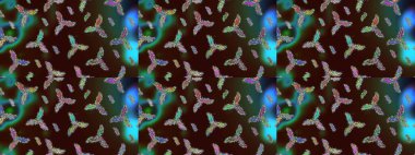 Raster illüstrasyonu. Düz dizayn. Raster kar tanesi ikonu. Kar tanesi ikonu, izole edilmiş. Renkli arka planda kar taneleri.