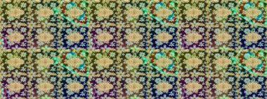 Klasik Raster çizimi. Tarafsız ve altın desenli. Geleneksel oryantasyon süsü. Klasik vintage arkaplan.