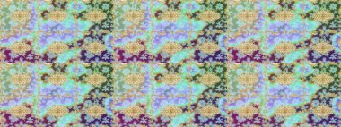 Damask çizim kalıbı arka planı tekrarlıyor. Antika altın tekrarlanabilir duvar kağıdı. Barok tarzında altın çiçek süsü. Tarafsız renklerde altın element.