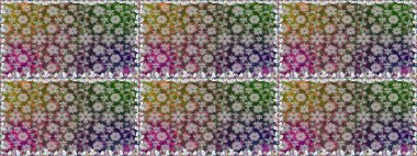 Raster Güzel kumaş deseni. Raster suluboya deseni, narin çiçekler, gri çiçekler, tebrik kartı şablonu..