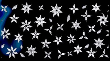 Botanik çizim kalıbı. Raster deseni. Organik elementler. Suluboya etkisi.