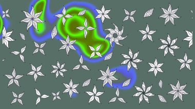 Çiçek desenli eskiz. Gömlek baskısı için çiçek boyası. Tarafsız renklerde çiçekler.