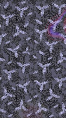 Tatil havası. Nazik romantik baskı. Bahar mevsimi. Tarafsız renklerde çiçekler. Raster güzel bir çiçek deseni çiziyor..