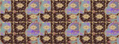 Kahverengi renkli ve altın elementli eskiz deseni. Klasik klasik klasik arka plan. Geleneksel oryantasyon süsü. Klasik Raster altın desenini çiz.