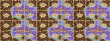 Raster geleneksel altın eskiz deseni kahverengi renklerde. Barok tarzında eskiz doğulu süsü..