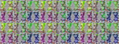 Tarafsız kıvırcık çiçekler tarafsız renklerde şekillenir. Klasik çiçek tasarımı elementleri. Raster illüstrasyonu.