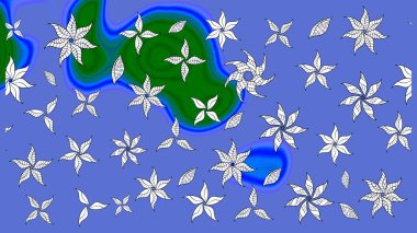 Doğal kozmetik ürünleri, parfüm, çiçekçi dükkanı için bahar ihalesi tasarımı. Mavi lale çiçekli Raster eskiz deseni. Karşılama ya da düğün geçmişi olarak kullanılabilir. Paket kağıdı için en iyisi..